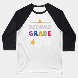 Second Grade Squad Baseball T-Shirt